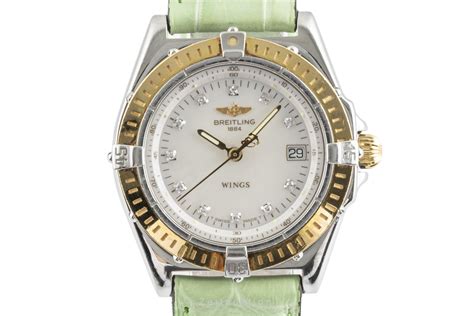 breitling wings stahl gold|breitling wings lady watch.